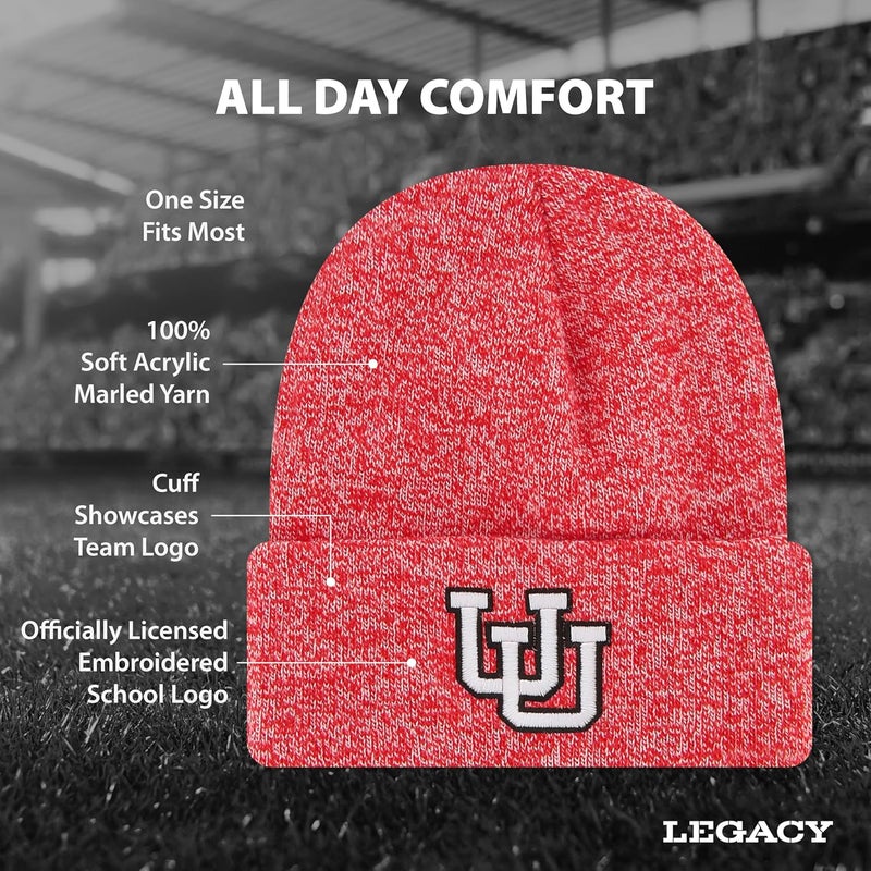 Legacy NCAA Officially Licensed Ribbed Knit Cuff Beanie, Unisex, One Size Fits Most - Image 2